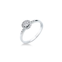 Anello Mirco Visconti Donna Solitario in Oro bianco Diamante 0.14 Ct ABA1063/5 - ABA1063/5
